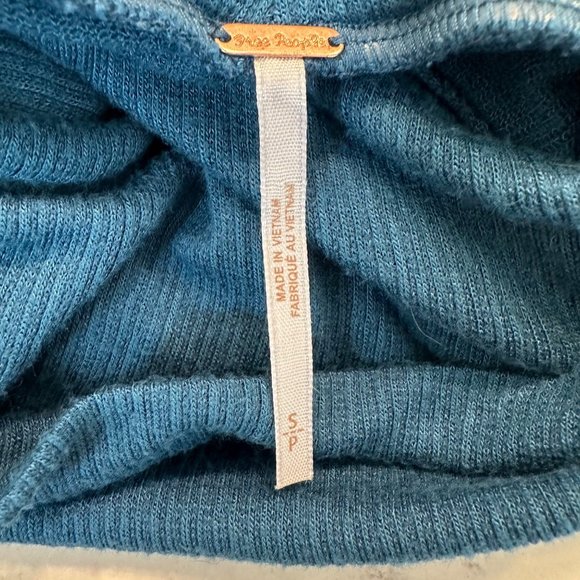 Free People Sundown Cowl Neck Ruched Mini Dress Size Small - Picture 5 of 16